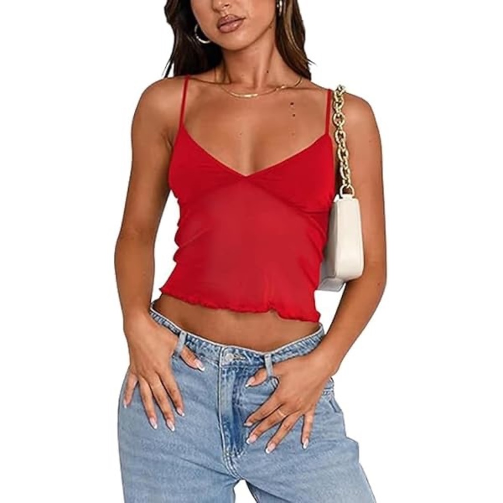 Amazon Red Camisole Top